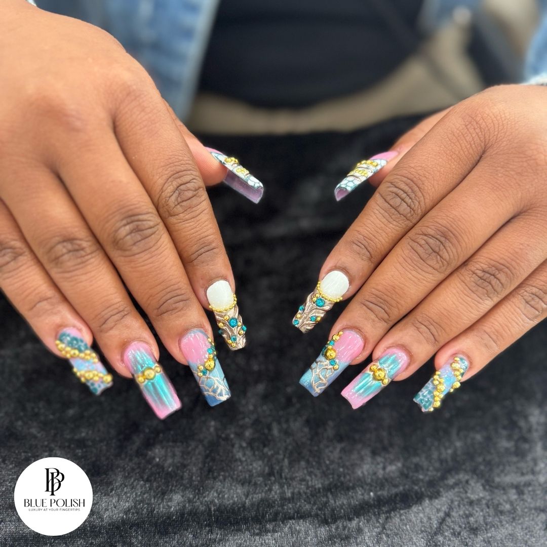 Blue Polish Nail Spa